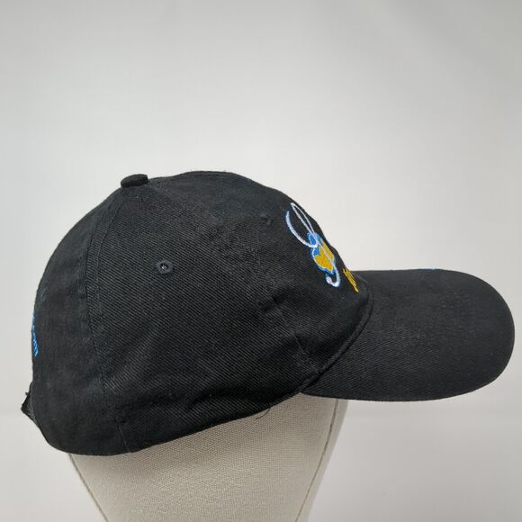 Sar-El Tours Jerusalem Strapback Hat Black One Size Adjustable Embroidered - Picture 4 of 8